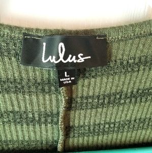 Lulus wrap blouse